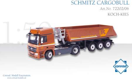 Actros MP03 2achs mit Sattelkipper 3achs Schmitt Cargobull