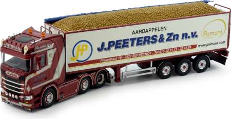Next Gen S580 mit Van der Peet aardappeltrailer incl. Ladung