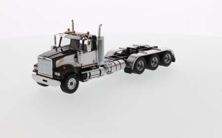 4900 SF Day Cab Tridem Tractor - Black cab with white deco