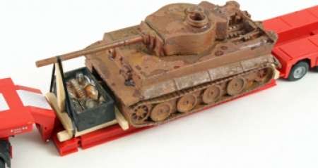 Ausgrabungsfund  Tiger Panzer
