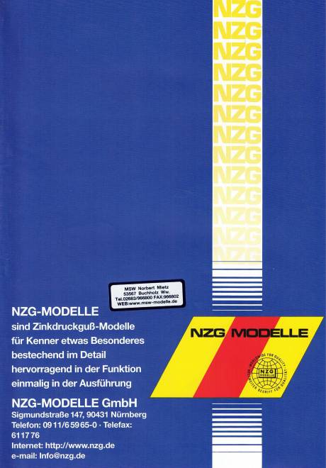 Katalog 1999 (mit CAT Beiblatt)