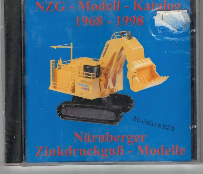 CD ROM NZG-Modellkatalog von 1968 - 1998