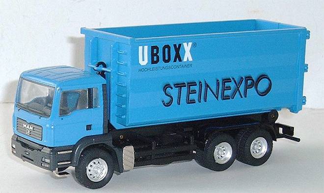 TGA 3achs- Unirop U-Boxx Abrollmulde -Steinexpo 2005-
