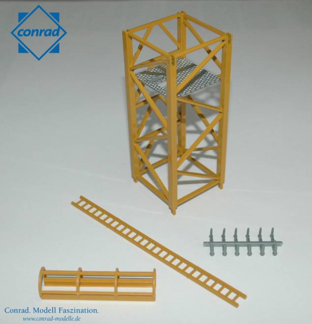 Turmsegment inkl. Leiter, Leiterkorb, Plattform und 4 Verbindungsbolzen Für Art. 105-00703 Liebherr 630EC-H 40