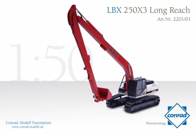 LBX 250X3 Long Reach Hydraulik