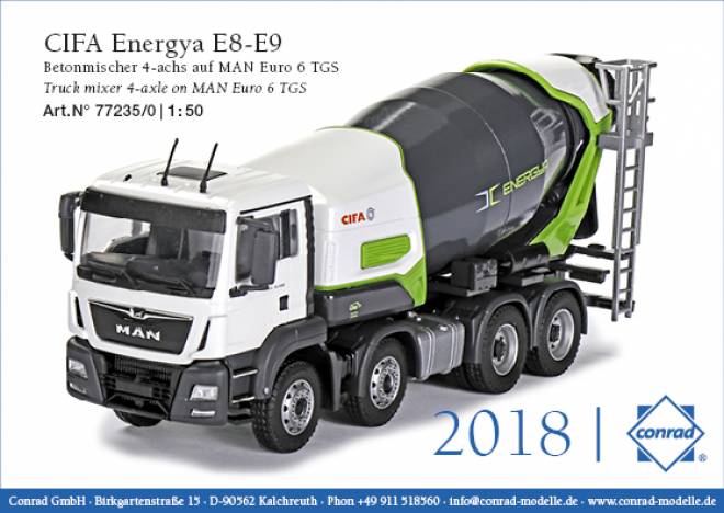 Euro 6 TGS mit CIFA Energy E8-E9  4-achs