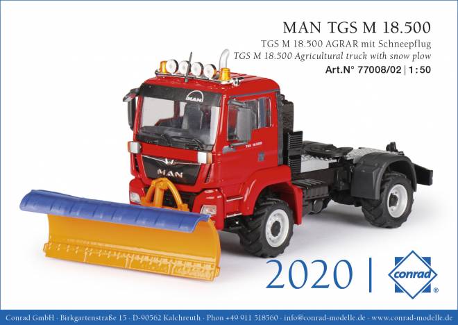 TGS M 18.500 Agrar-Truck mit Schneepflug