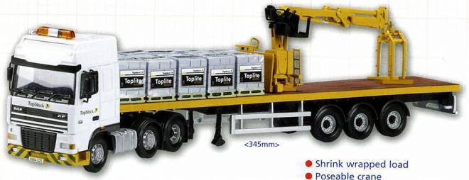 XF Space Cab Crane Trailer & Palletised Load -Tarmac plc-