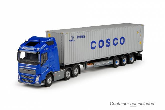 FH04 Globetrotter mit container semitrailer