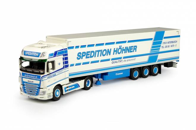 Euro 6 XF Super Space Cab with box semitrailer