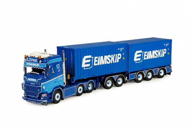 S-serie mit 5 Achse container combi mit 2 CMA CGM 20ft. containers