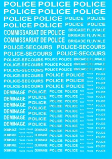Police (140x90 mm)