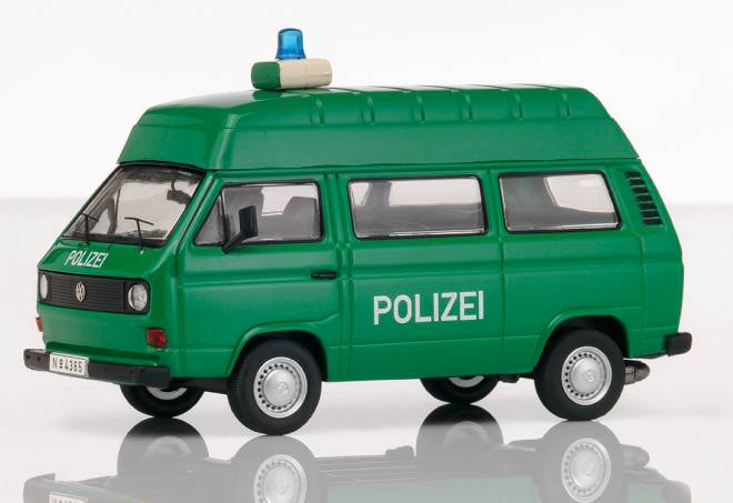 T3-a Hochraumbus -Polizei- in grün