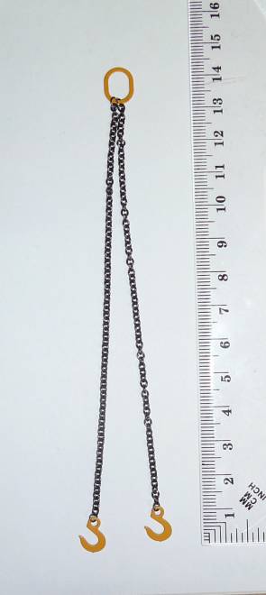 two Chain Slings 12cm      Lifting Chain/ 2,3mm