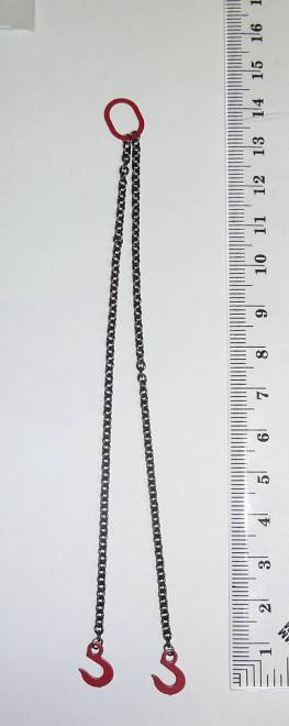 two Chain Slings 12cm    Lifting Chain/ 2,3mm