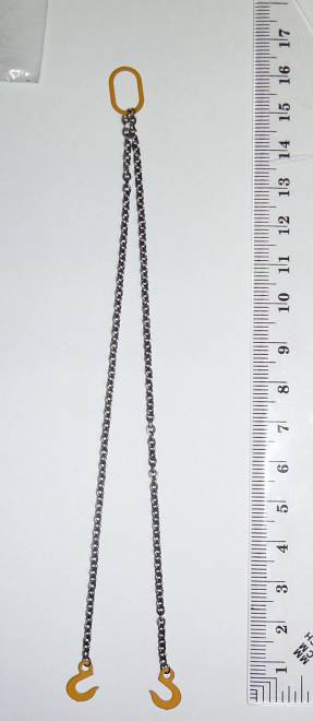 two Chain Slings 14cm      Lifting Chain/ 2,3mm