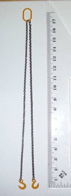 two Chain Slings 16cm     Lifting Chain/ 2,3mm