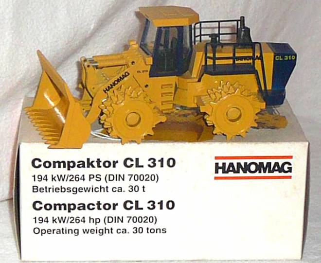 Compacktor CL 310 ocker-dunkelblau mit OVP