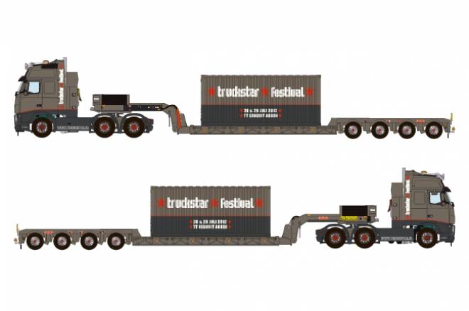 FH3 Globetrotter XL Eurodieplader + 20 Ft container Truckstar 2012