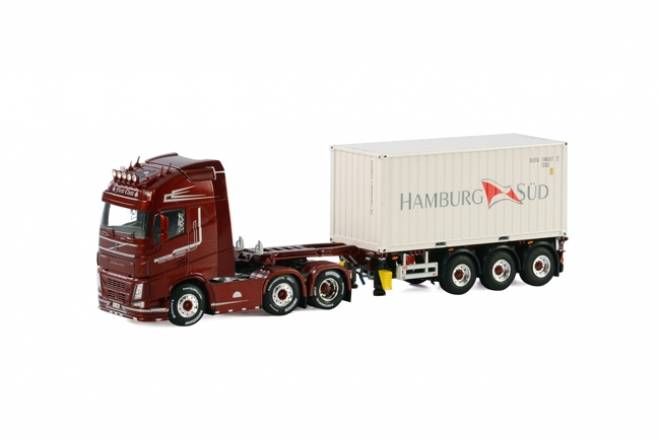 FH4 Globetrotter XL Flex Chassis + 20 FT Hamburg Süd Container