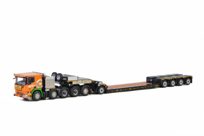 P6 Flat Roof Low Loader - 4achs  / Dolly - 1achs