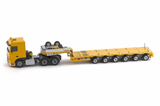 Euro 6 SC 6x4 with Nooteboom MCO-PX 6 axle