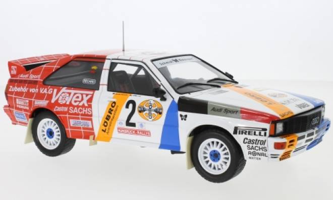quattro, No.2, Schmidt Motorsport, Rallye DM, Rally Hunsrück, H.Demuth/W.Lux, 1984
