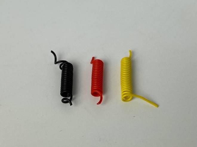 Elektrokabel + Luftschläuche Set: schwarz, gelb, rot