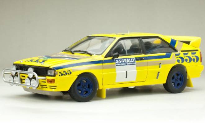 Quattro A2, No.1, 555, Rally Hong Kong-Peking, inklusive Decals, S.Blomqvist/B.Berglund, 1986