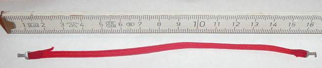 Spannband aus Gummi 16cm mit Haken, 1338
