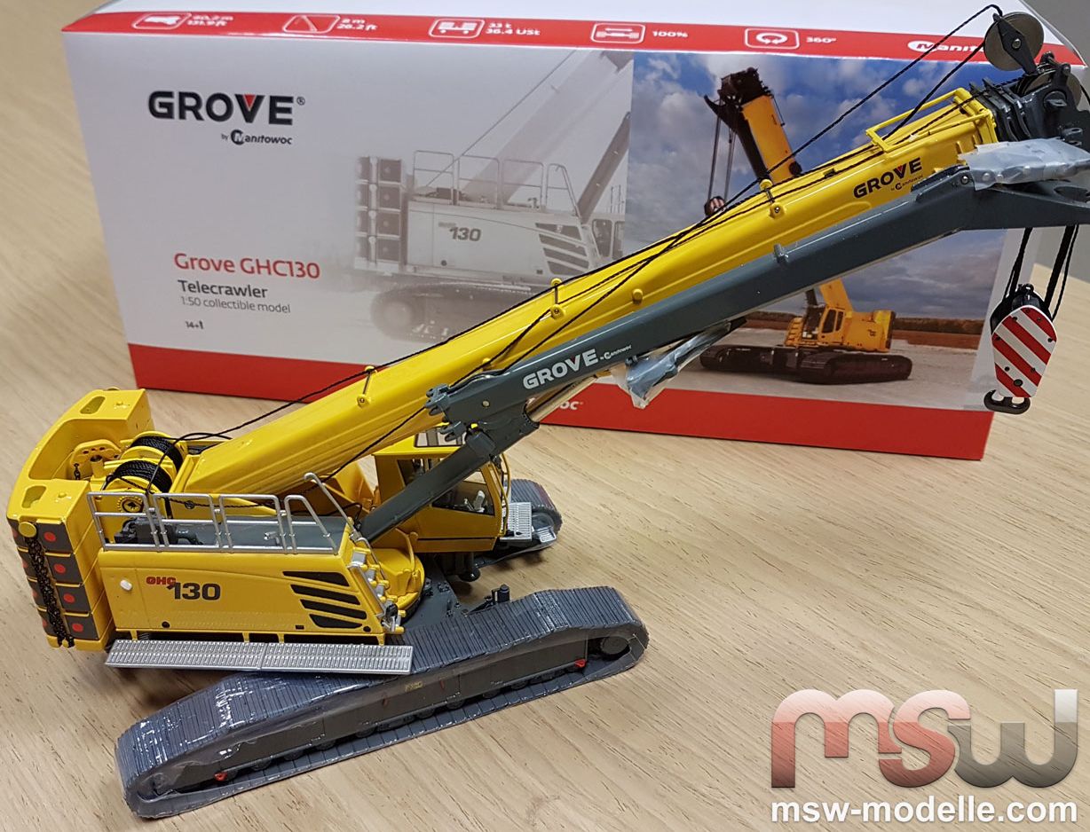 ROS Brand New Grove GHC130 Crawler Crane 1/50 