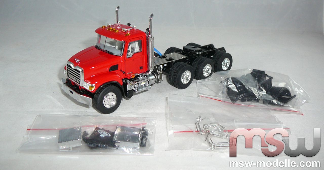 Mack Granite 8x4 Truck Tractor "RED" 1/50 WSI 